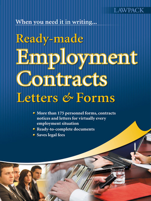 Title details for Ready-Made Employment Contracts, Letters & Forms by Melanie Slocombe - Wait list